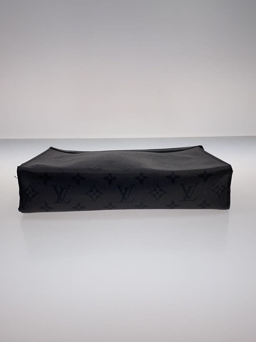LOUIS VUITTON Pochette Voyage_Monogram Eclipse Reverse PVC BLK Monogram M69535 4