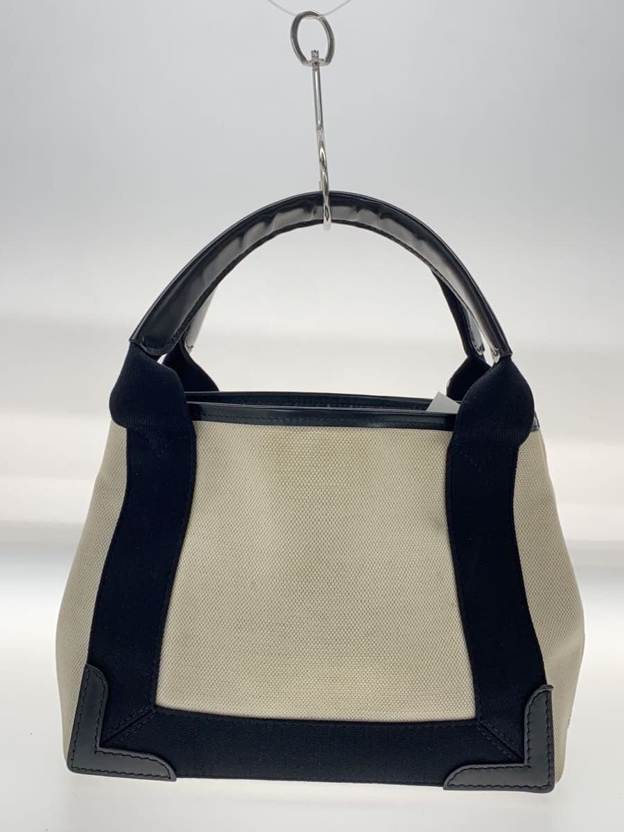 BALENCIAGA Tote Bag Canvas WHT Plain 390346.1081.U.528147 3