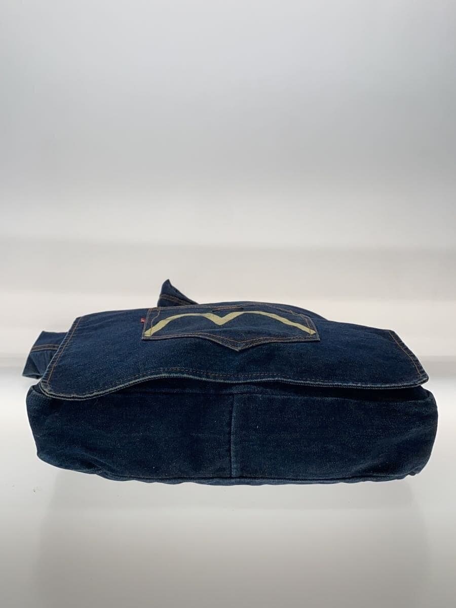 EVISU shoulder bag denim IDG one pocket seagull 4