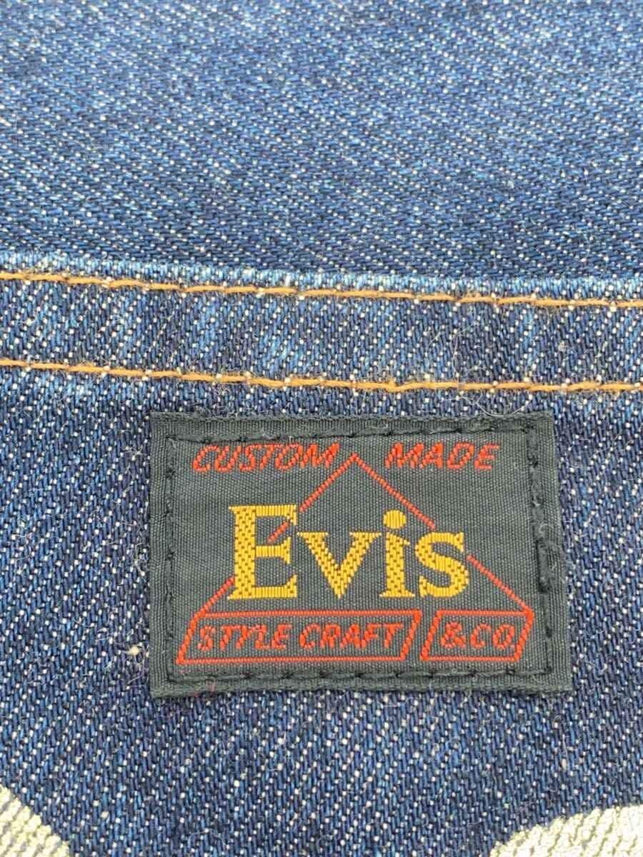 EVISU shoulder bag denim IDG one pocket seagull 5