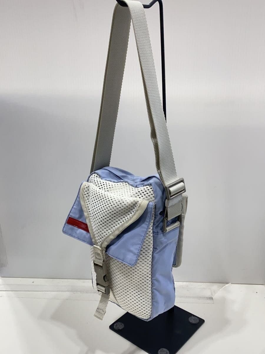 PRADA PRADA Sports Shoulder Bag Nylon BLU 2