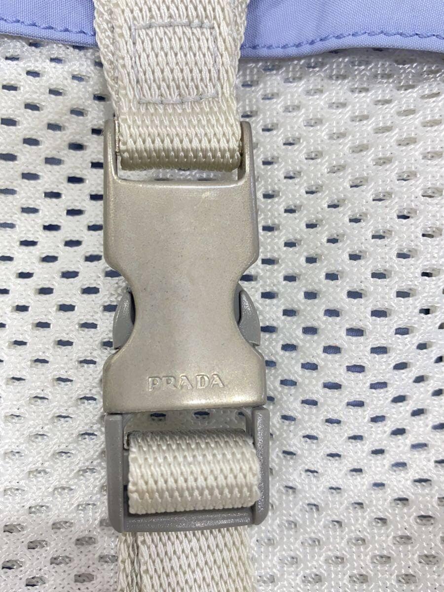 PRADA PRADA Sports Shoulder Bag Nylon BLU 8