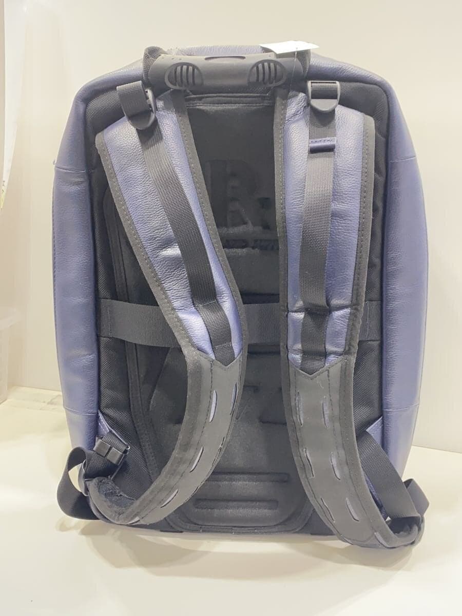 BROSKI AND SUPPLY Backpack Cowhide NVY Plain BBOM-982 3