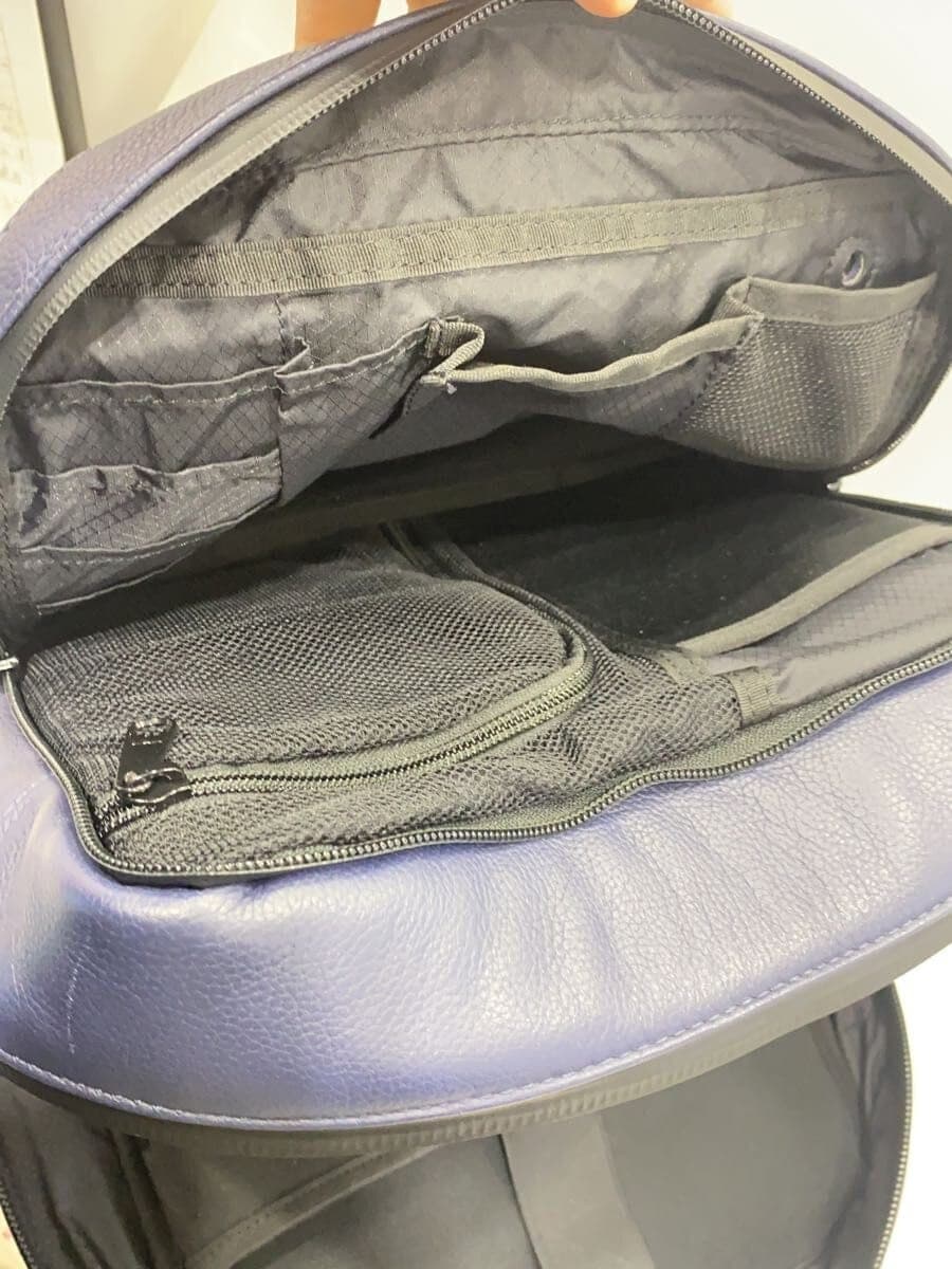 BROSKI AND SUPPLY Backpack Cowhide NVY Plain BBOM-982 8