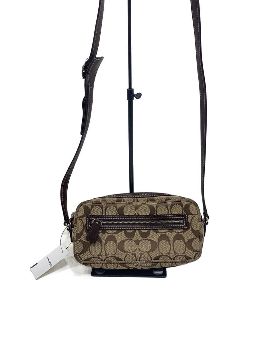 COACH Signature Mini Shoulder Bag Shoulder Bag -- BRW All-over Pattern