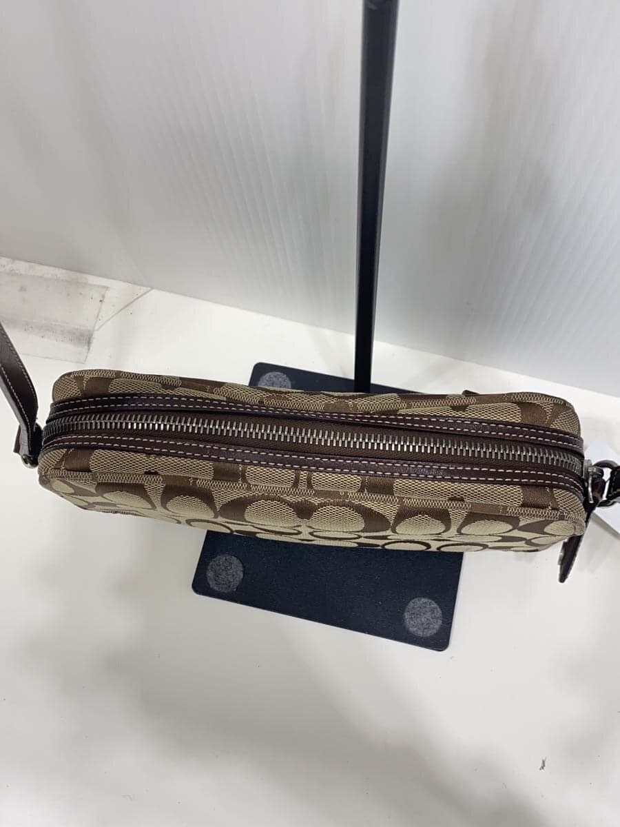 COACH Signature Mini Shoulder Bag Shoulder Bag -- BRW All-over Pattern 4