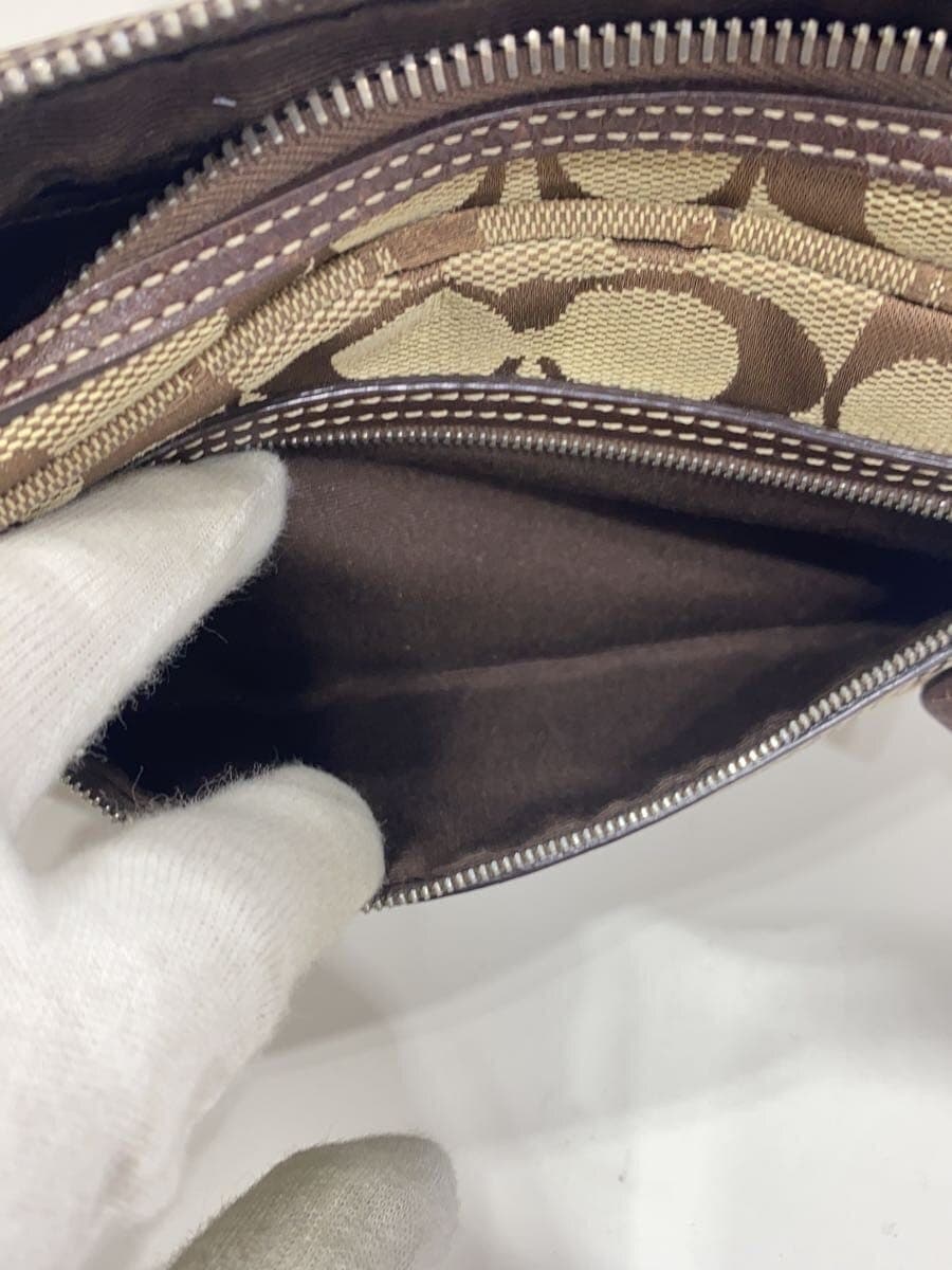 COACH Signature Mini Shoulder Bag Shoulder Bag -- BRW All-over Pattern 7