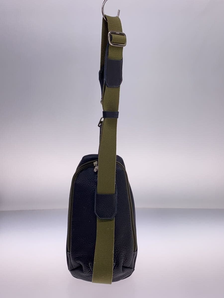 HMAEN Shoulder Bag Leather BLK Solid Body Bag 3