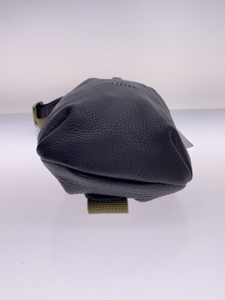 HMAEN Shoulder Bag Leather BLK Solid Body Bag 4