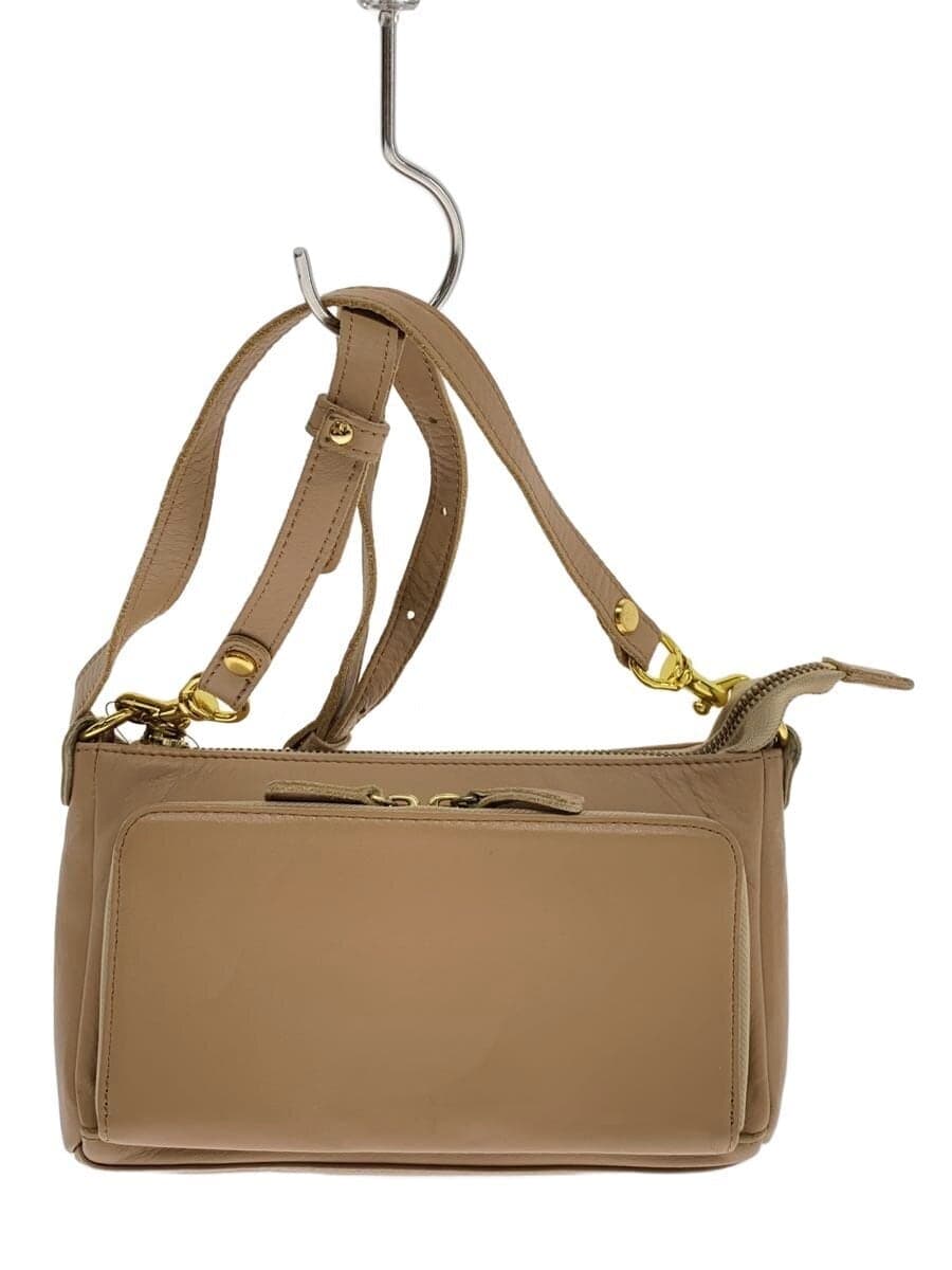 REGALO Shoulder Bag Leather BEG