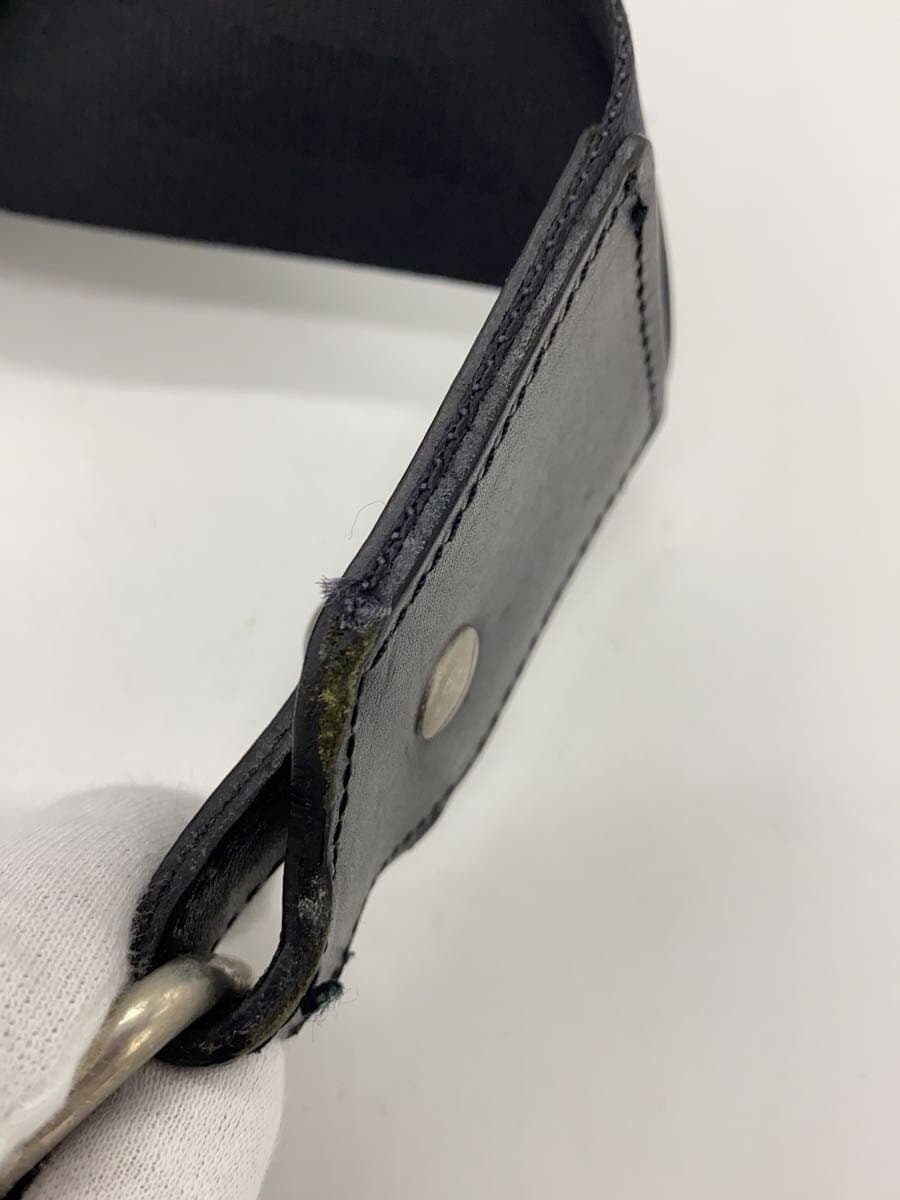 Vivienne Westwood MAN Shoulder Bag Nylon BLK Check Leather Contrast 7