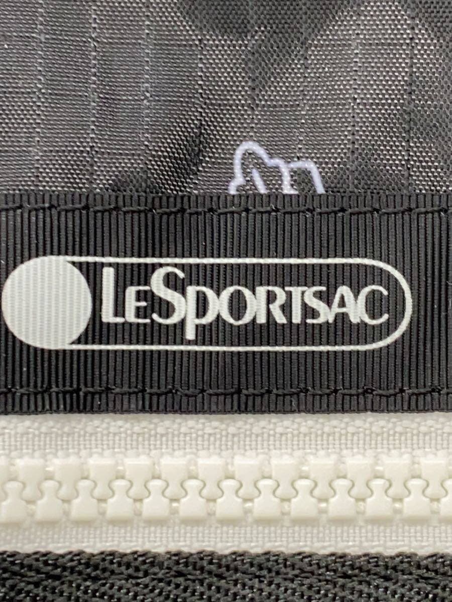 LESPORTSACBT21 Boston Bag Pouch Missing Part Polyester BLK All Over Pattern 5