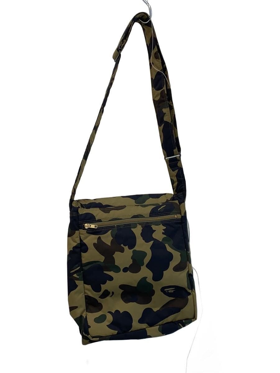 PORTER x A BATHING APE Shoulder Bag Polyester KHK All Over Pattern 3