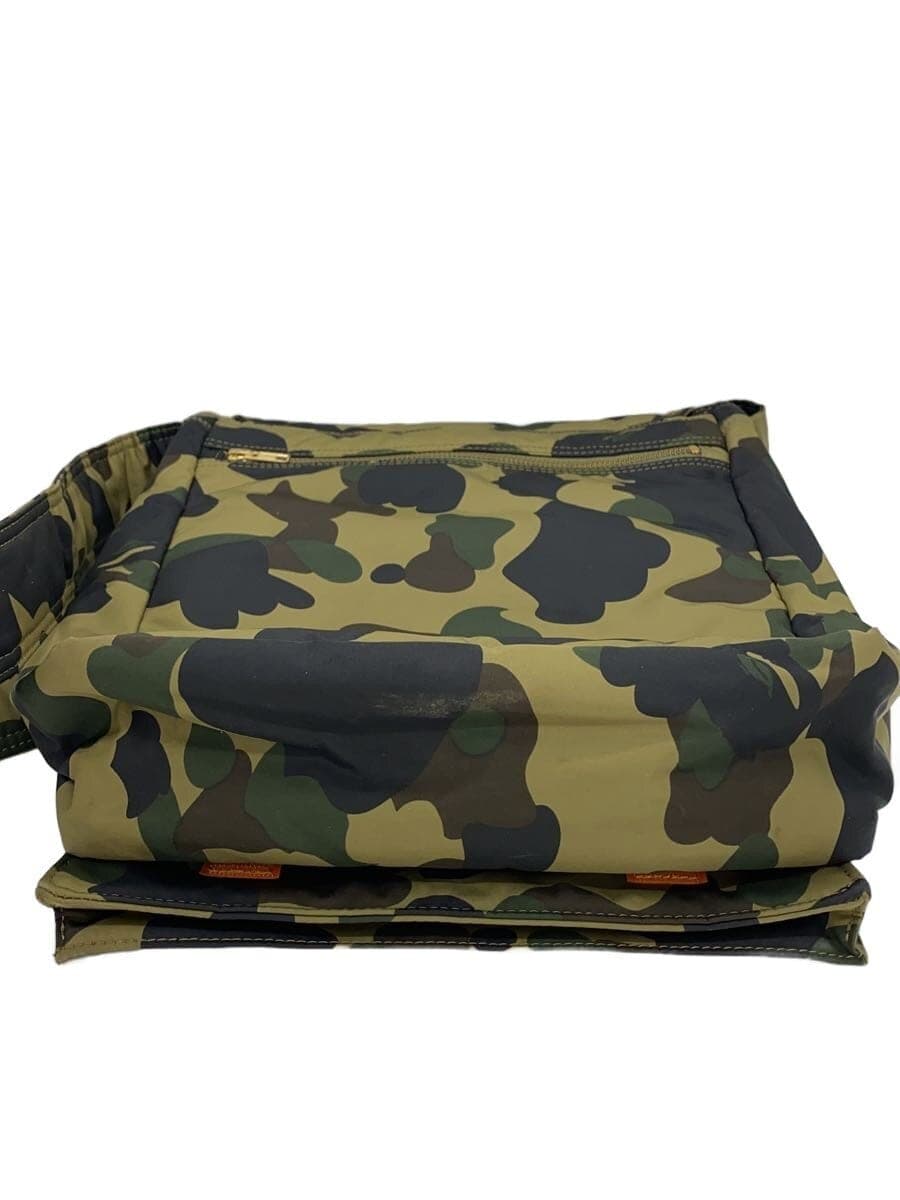 PORTER x A BATHING APE Shoulder Bag Polyester KHK All Over Pattern 4
