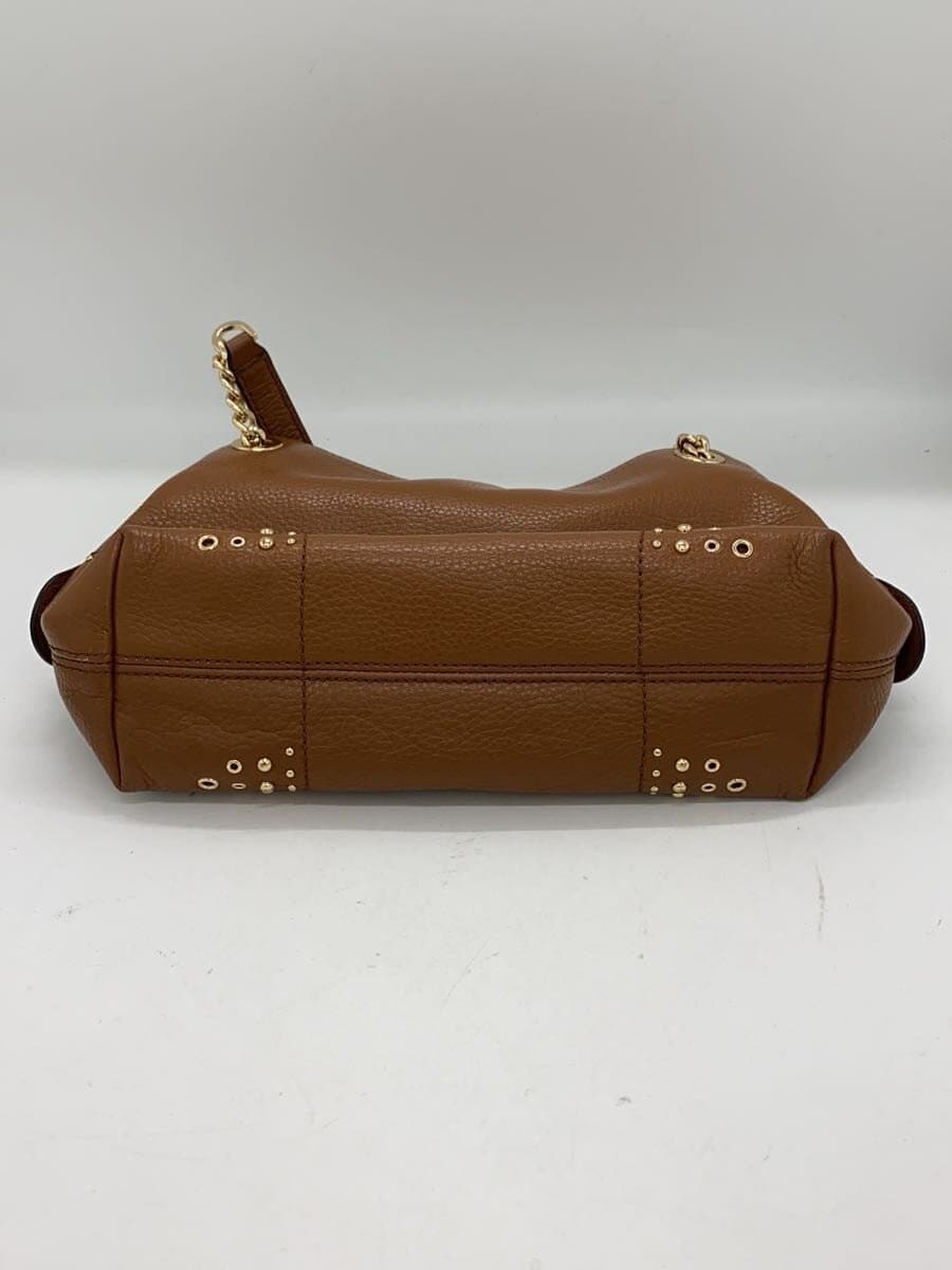 MICHAEL KORS Chain Shoulder Studs Shoulder Bag Leather BRW 3