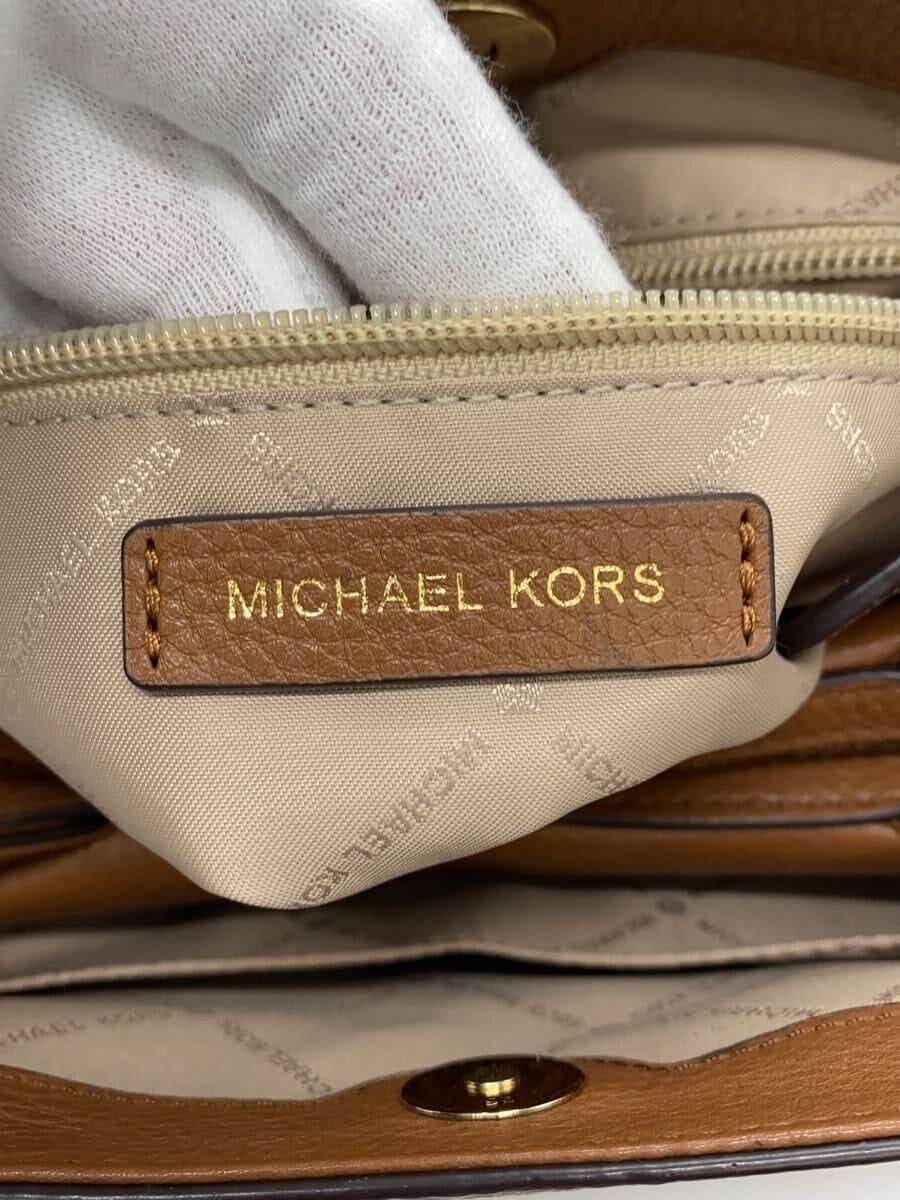 MICHAEL KORS Chain Shoulder Studs Shoulder Bag Leather BRW 4