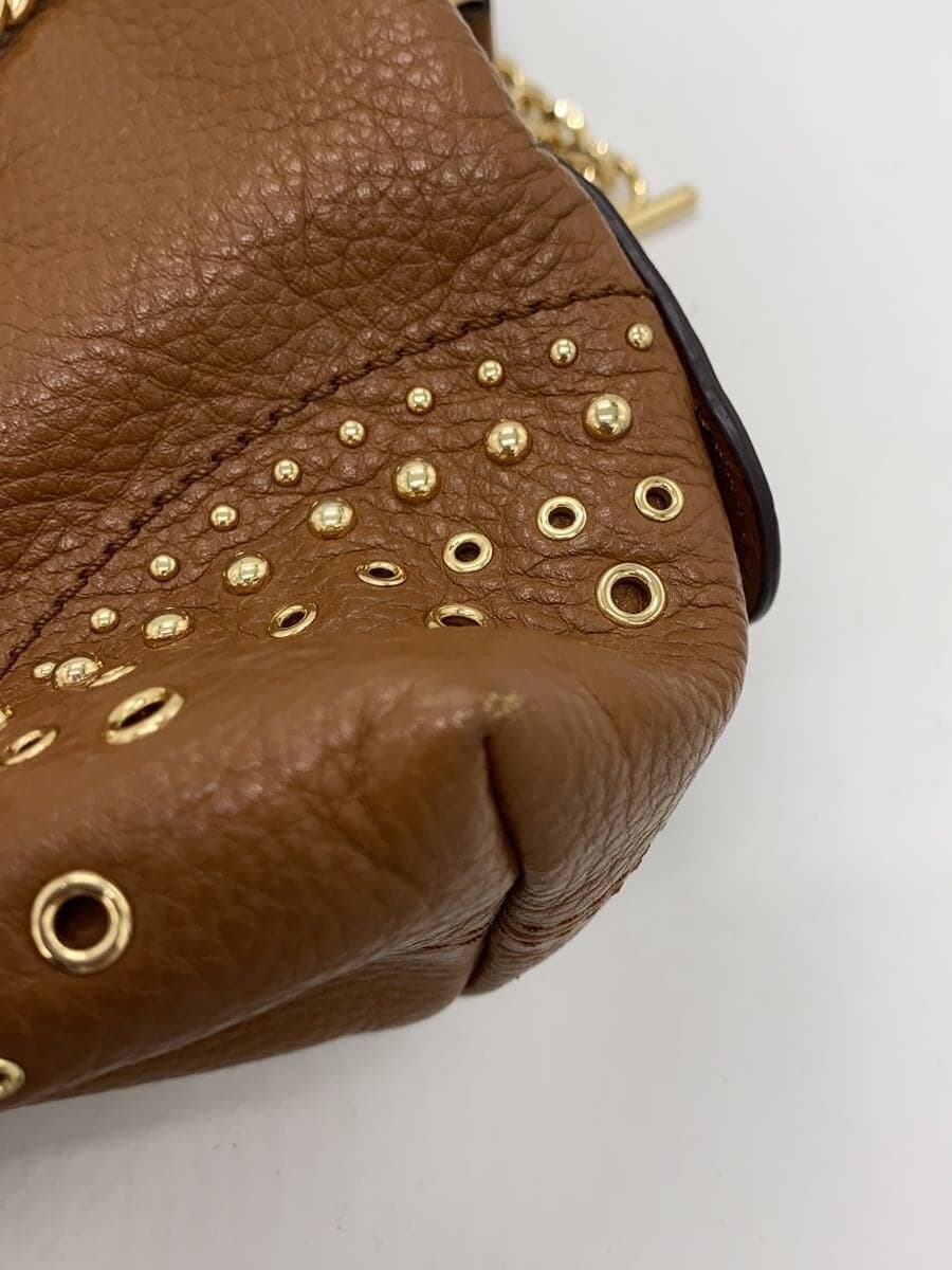 MICHAEL KORS Chain Shoulder Studs Shoulder Bag Leather BRW 6