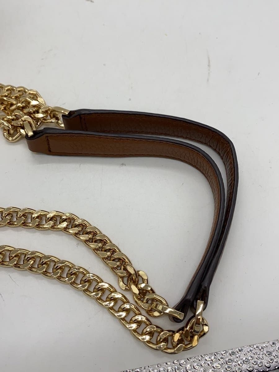 MICHAEL KORS Chain Shoulder Studs Shoulder Bag Leather BRW 7