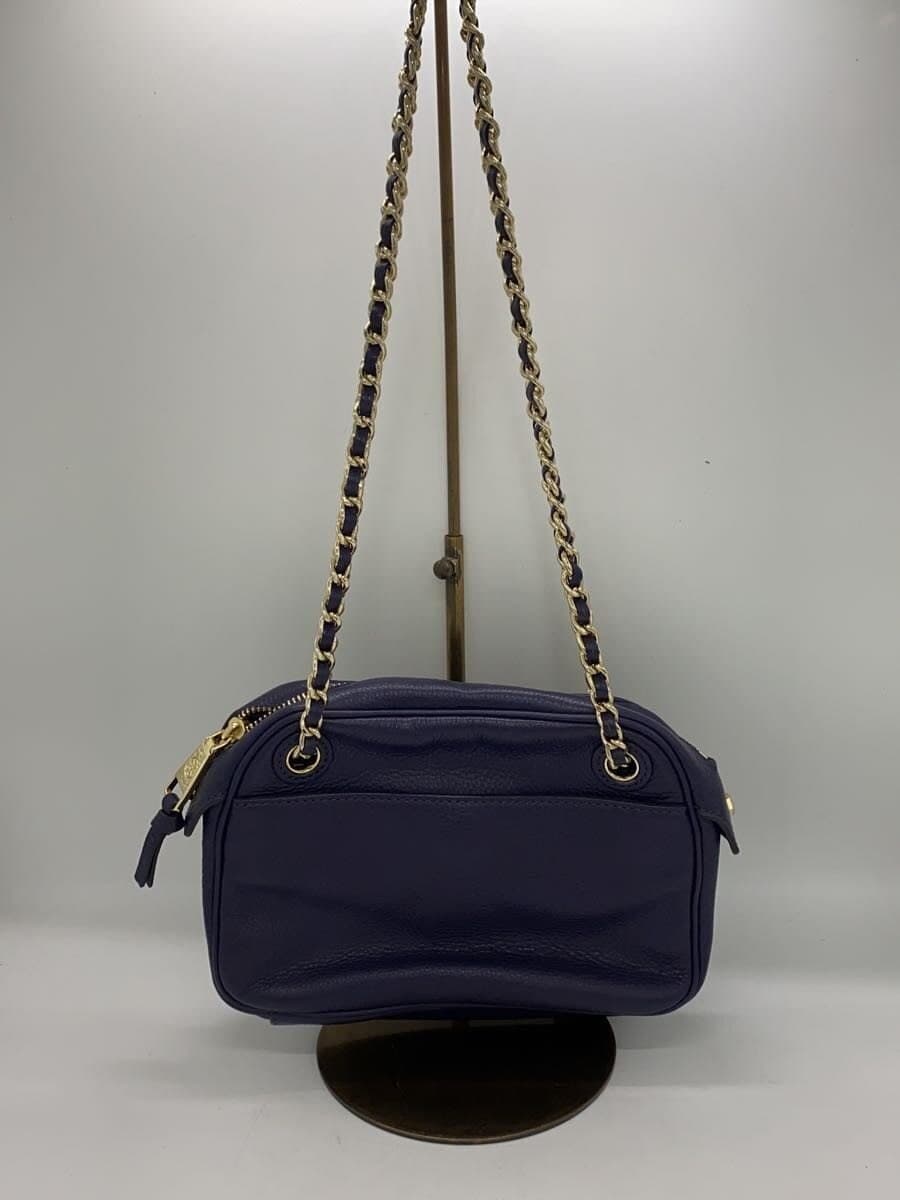 TORY BURCH Shoulder Bag Leather NVY 2