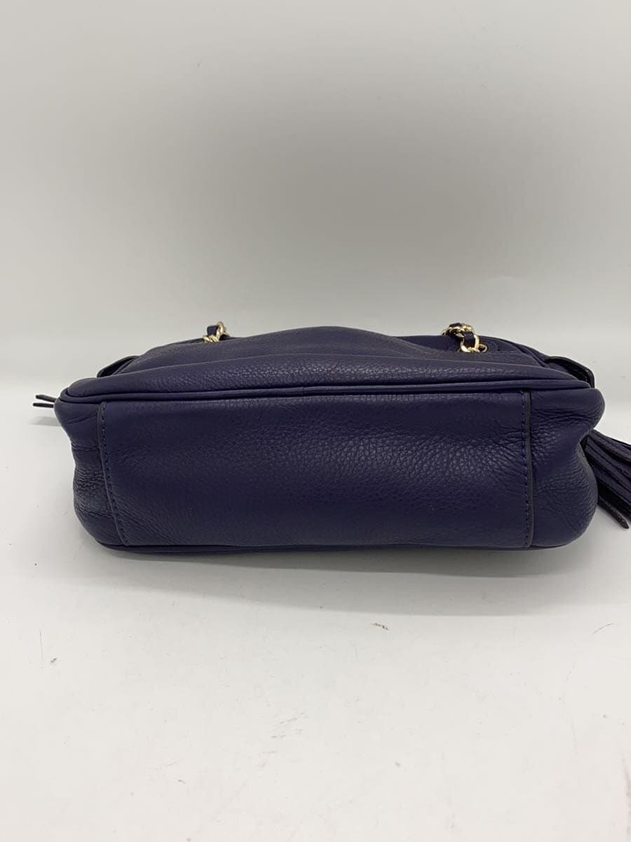 TORY BURCH Shoulder Bag Leather NVY 3