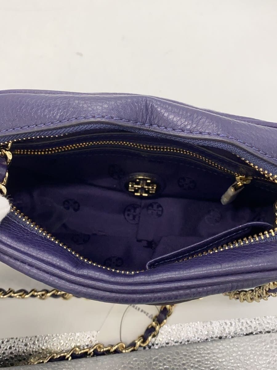 TORY BURCH Shoulder Bag Leather NVY 5