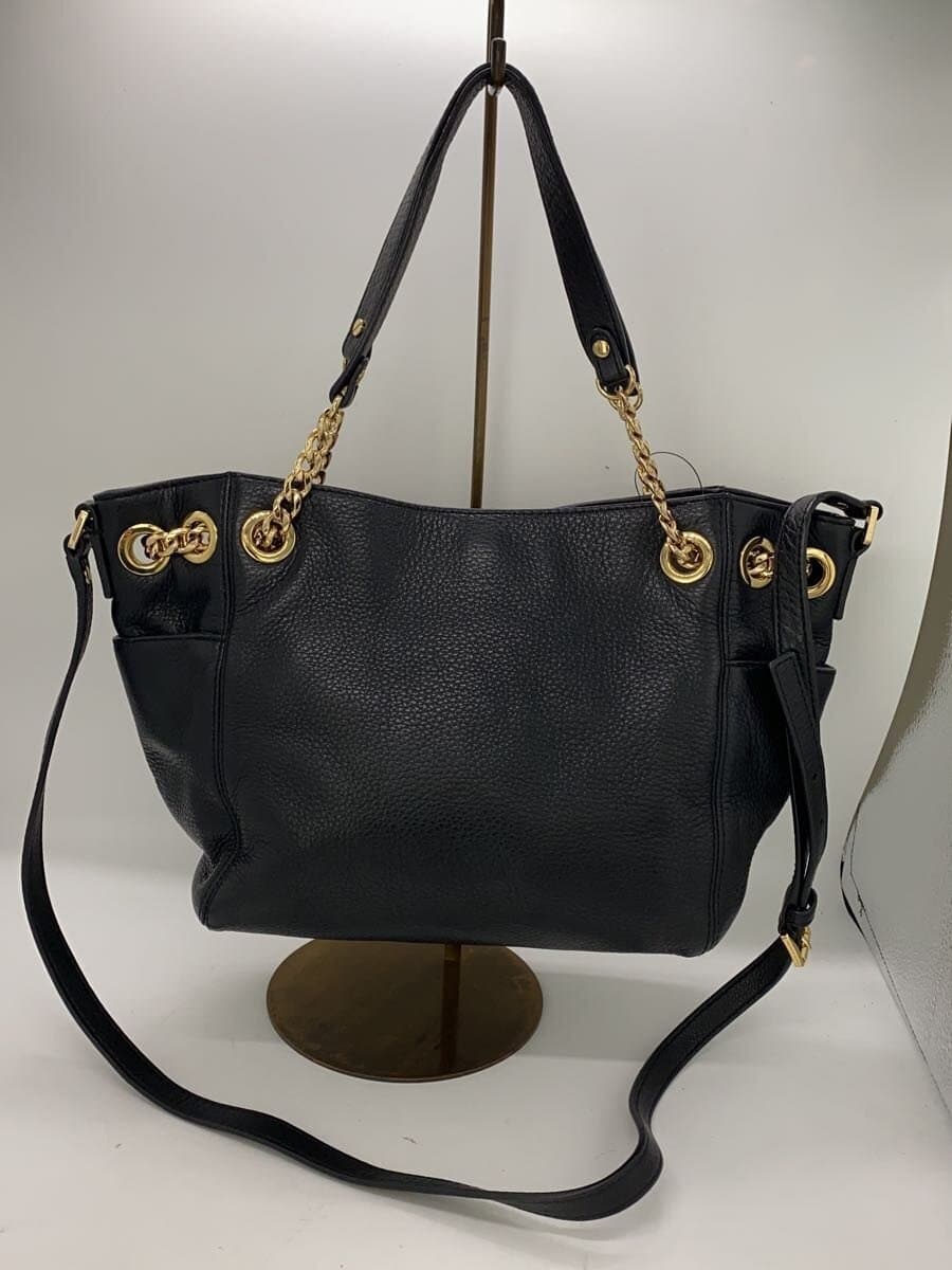 MICHAEL MICHAEL KORS2-Way Shoulder Bag Leather BLK 2