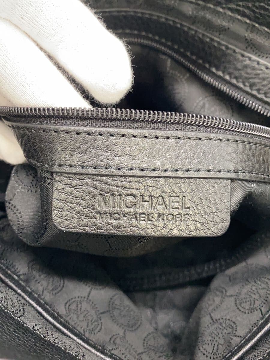 MICHAEL MICHAEL KORS2-Way Shoulder Bag Leather BLK 4