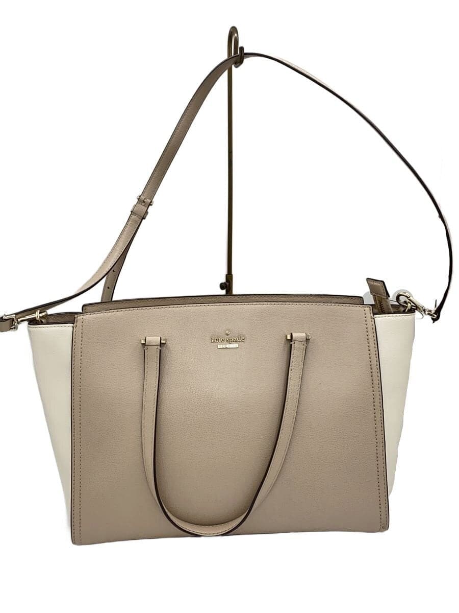 kate spade new york Shoulder Bag Leather BEG