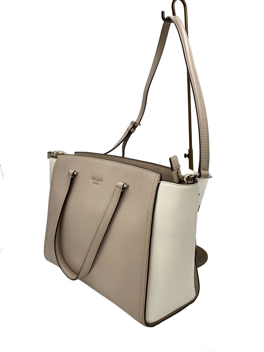 kate spade new york Shoulder Bag Leather BEG 2