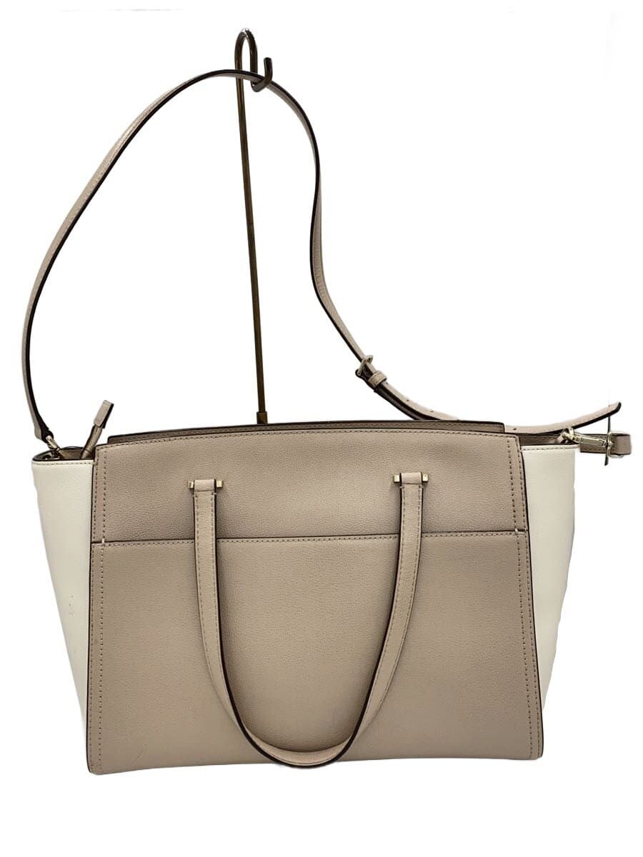 kate spade new york Shoulder Bag Leather BEG 3