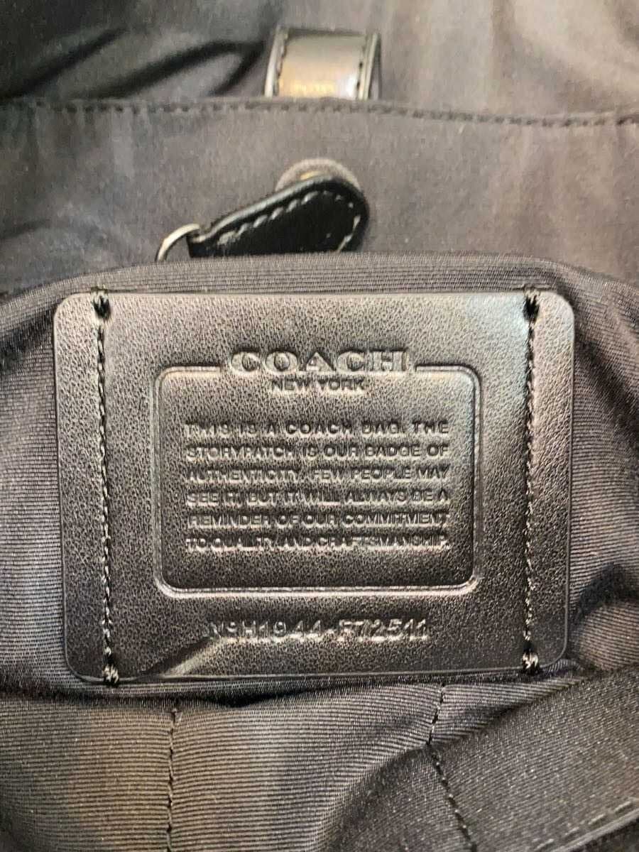 COACH Shoulder Bag Rayon BLK 5