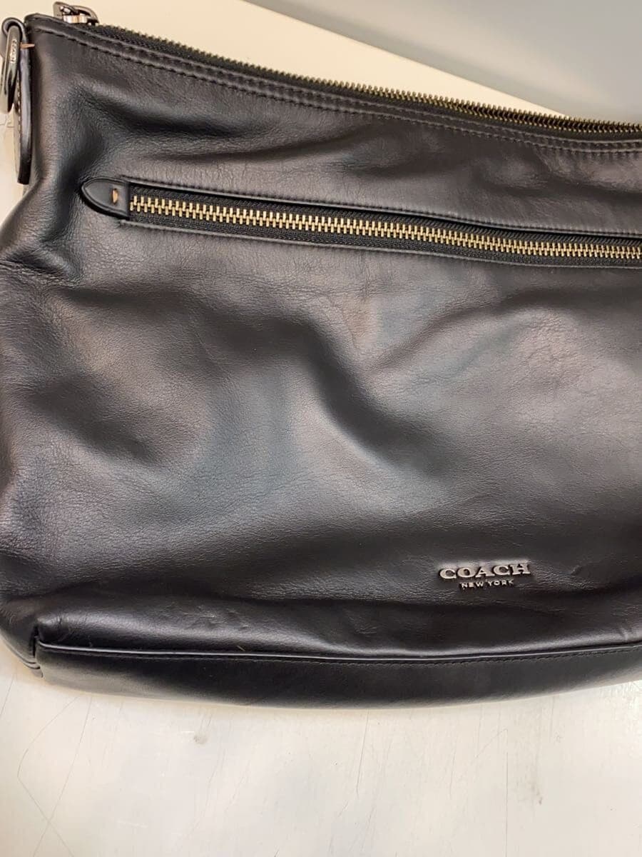 COACH Shoulder Bag Rayon BLK 7