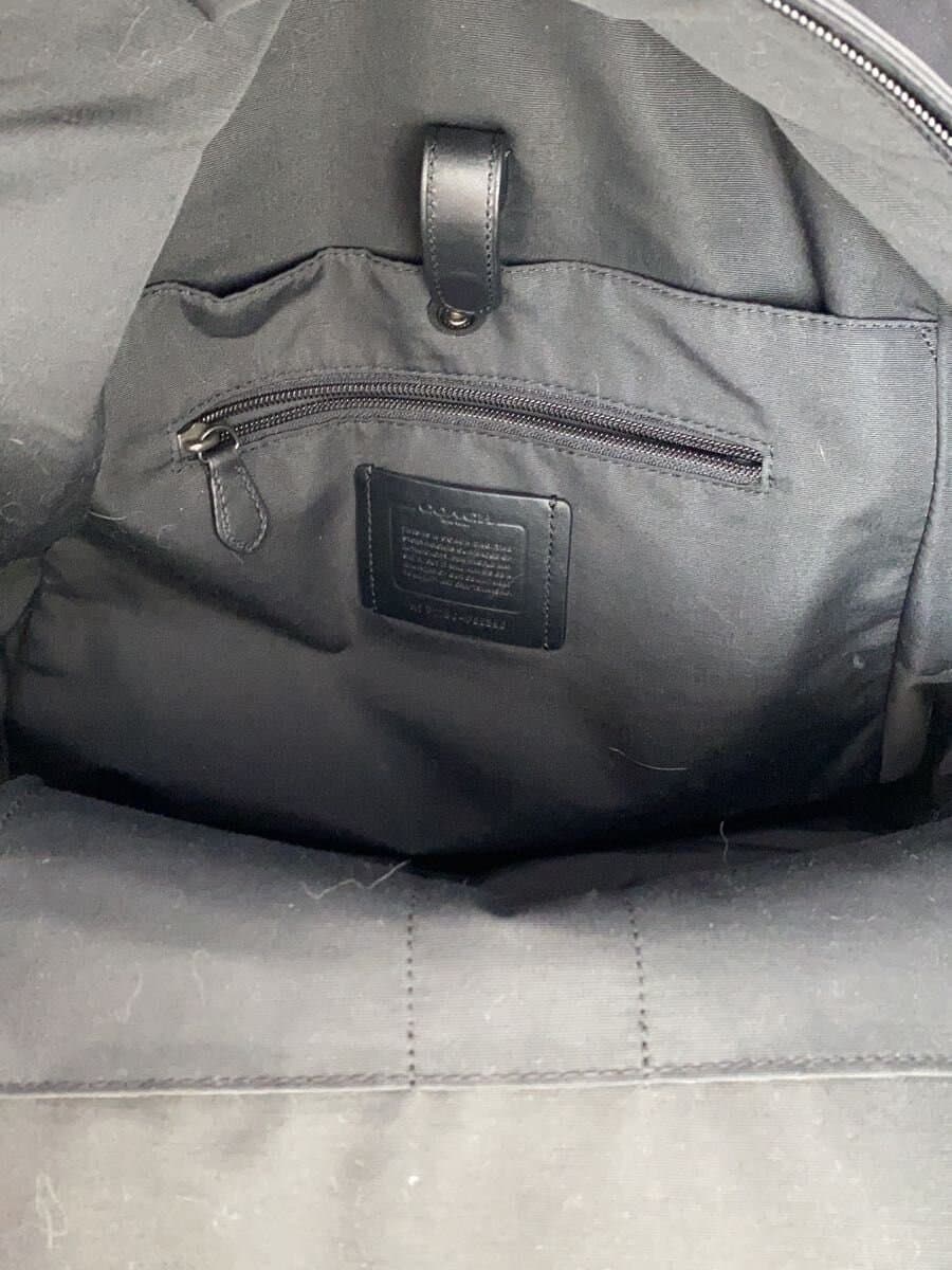 COACH Leather Contrast Signature Backpack PVC GRAY Allover Pattern f1780-f55398 6