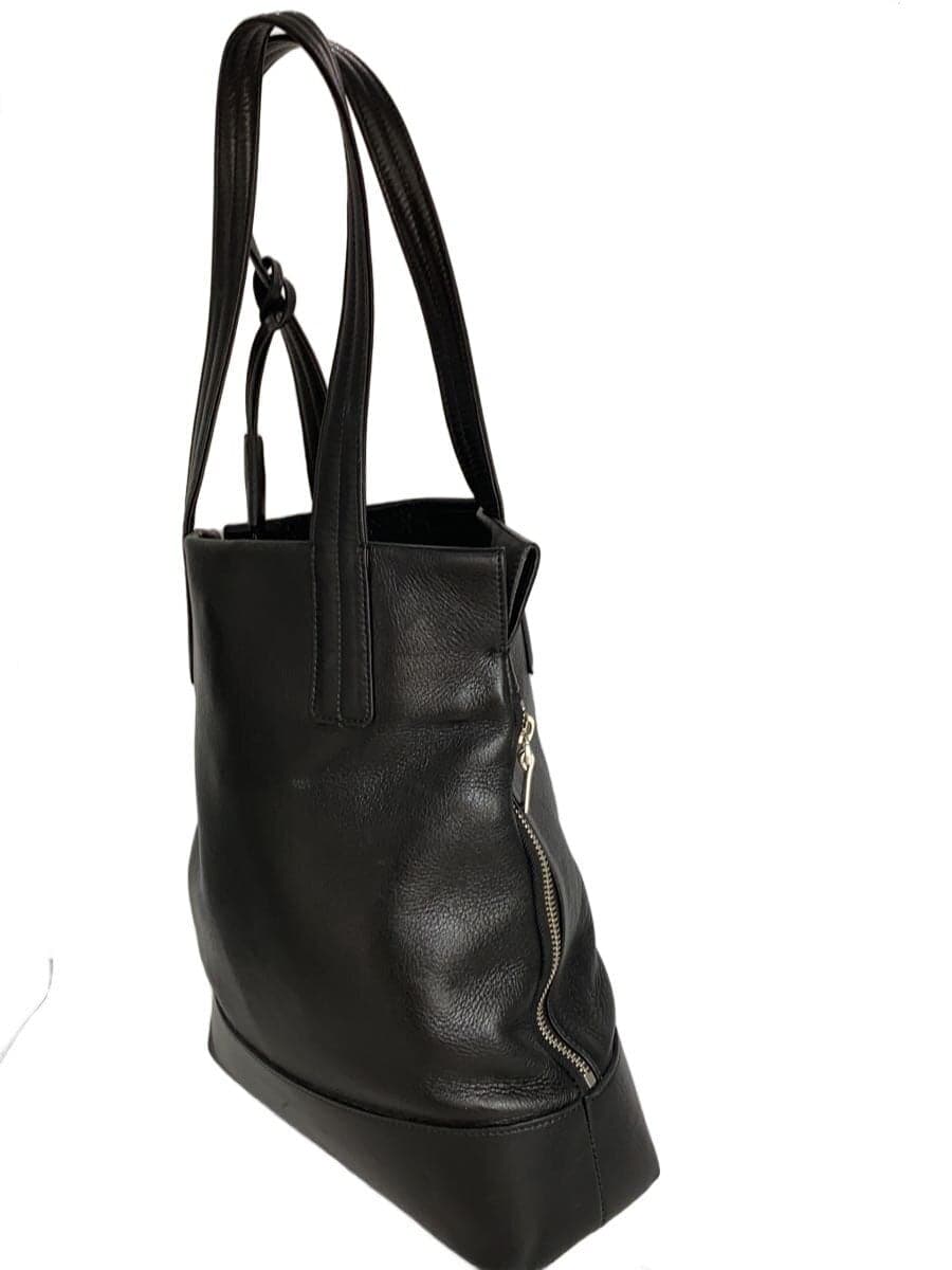 aniary handbag leather black with side zipper 2