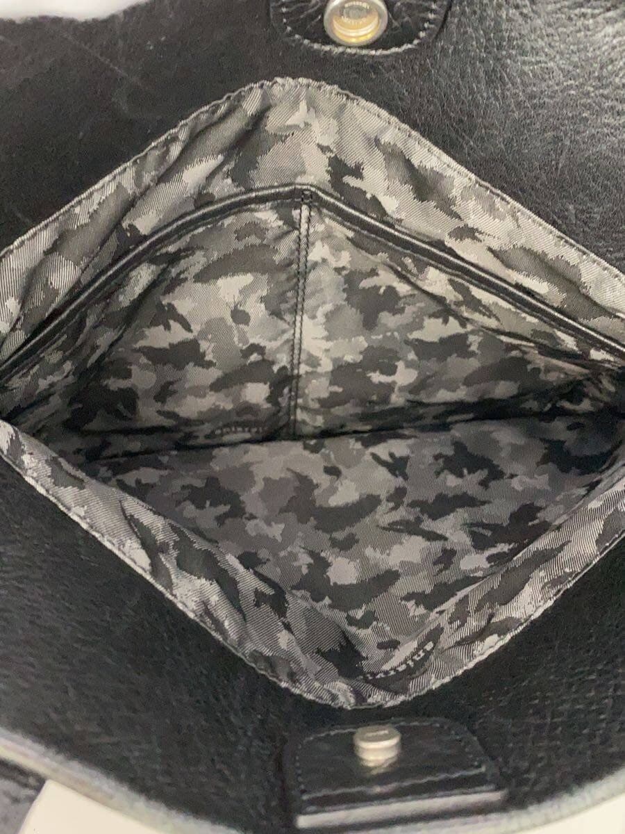 aniary handbag leather black with side zipper 6