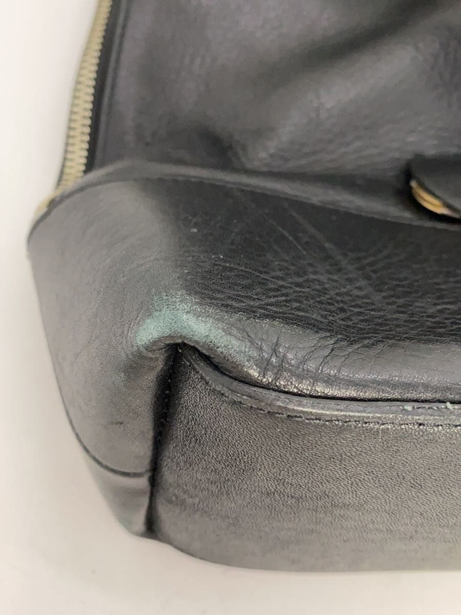 aniary handbag leather black with side zipper 7