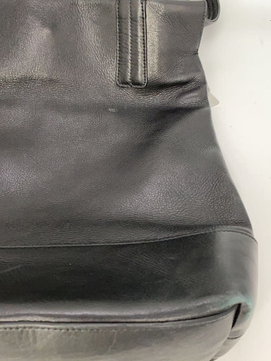 aniary handbag leather black with side zipper 9