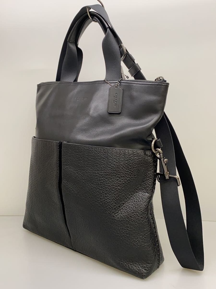 COACH Shoulder Bag Leather Black F11241 2