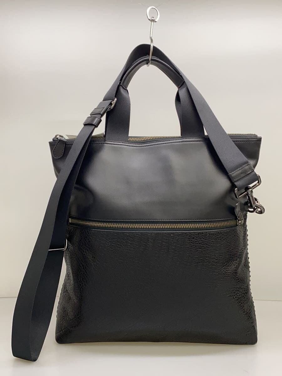 COACH Shoulder Bag Leather Black F11241 3