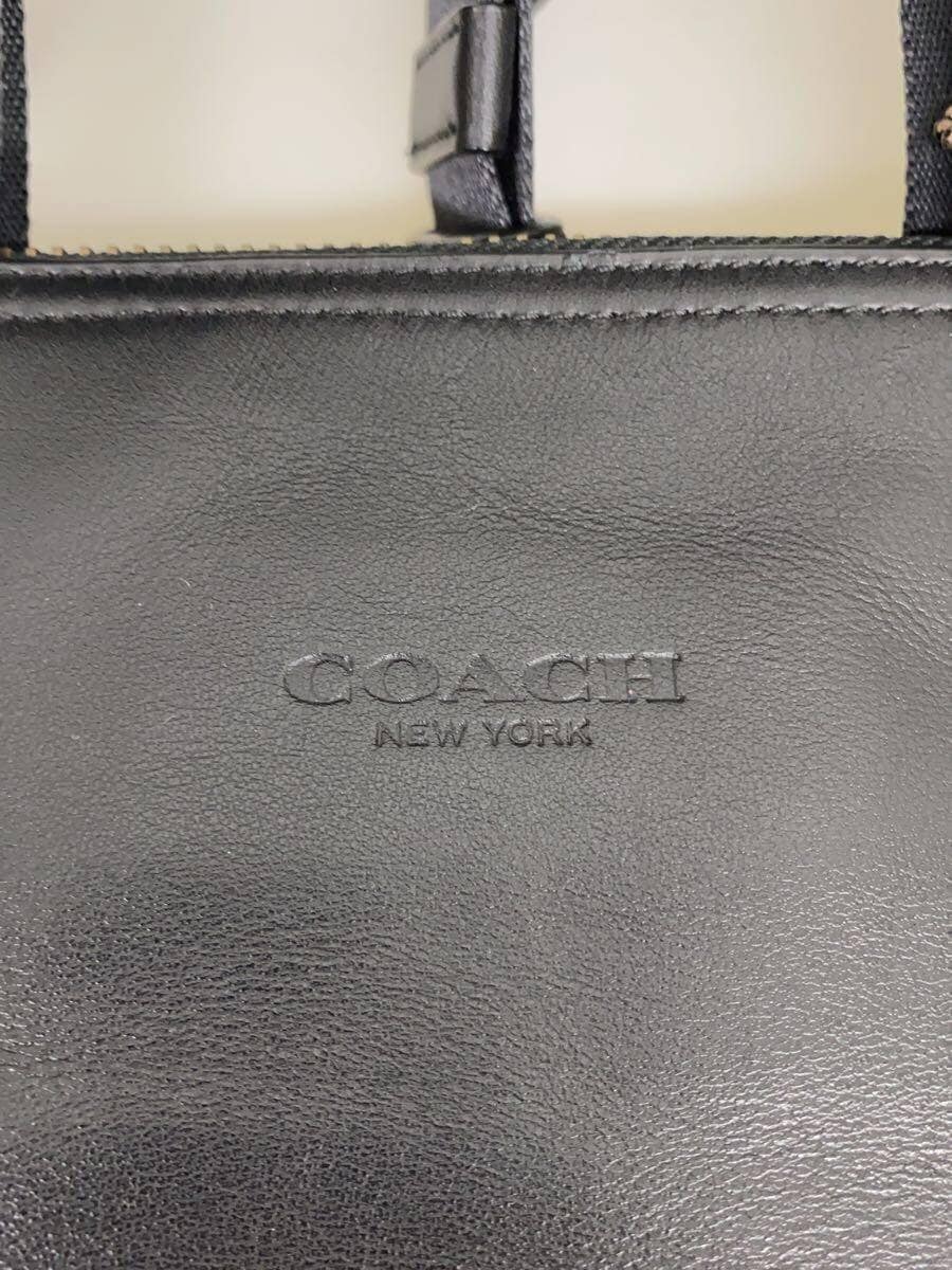 COACH Shoulder Bag Leather Black F11241 5