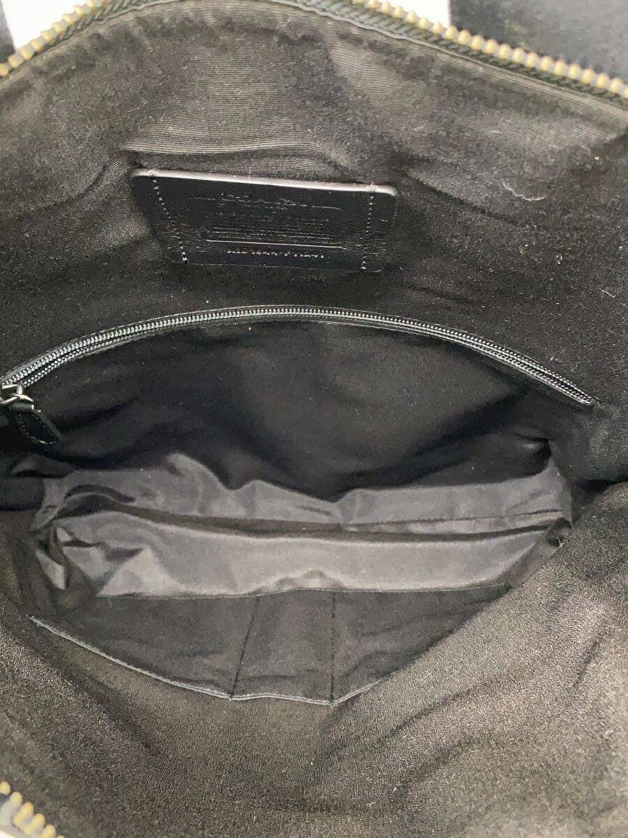 COACH Shoulder Bag Leather Black F11241 6
