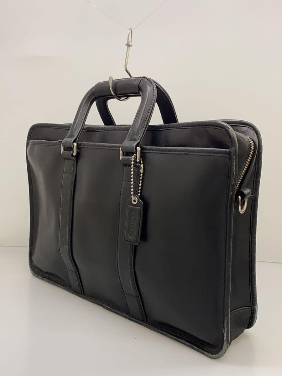 COACH Briefcase Leather BLK F70662 2