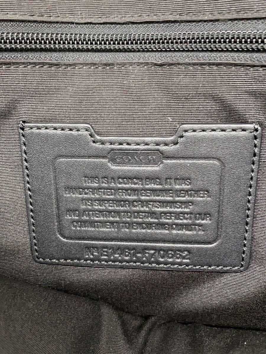 COACH Briefcase Leather BLK F70662 5