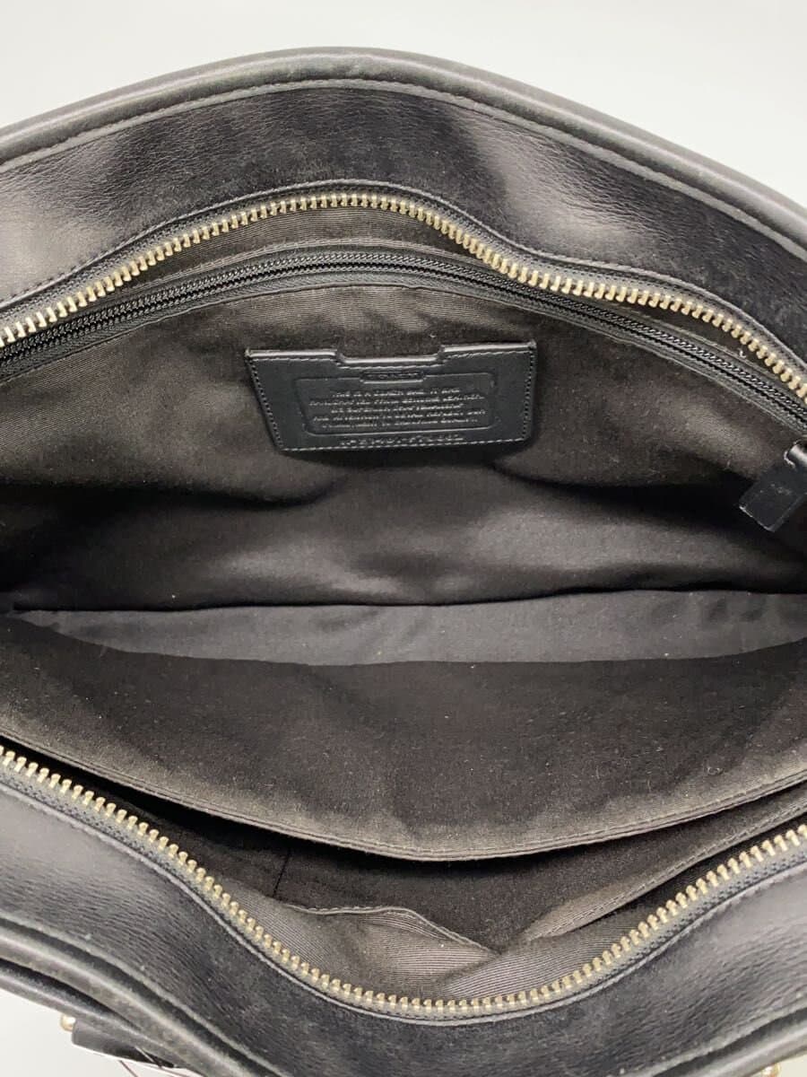 COACH Briefcase Leather BLK F70662 6