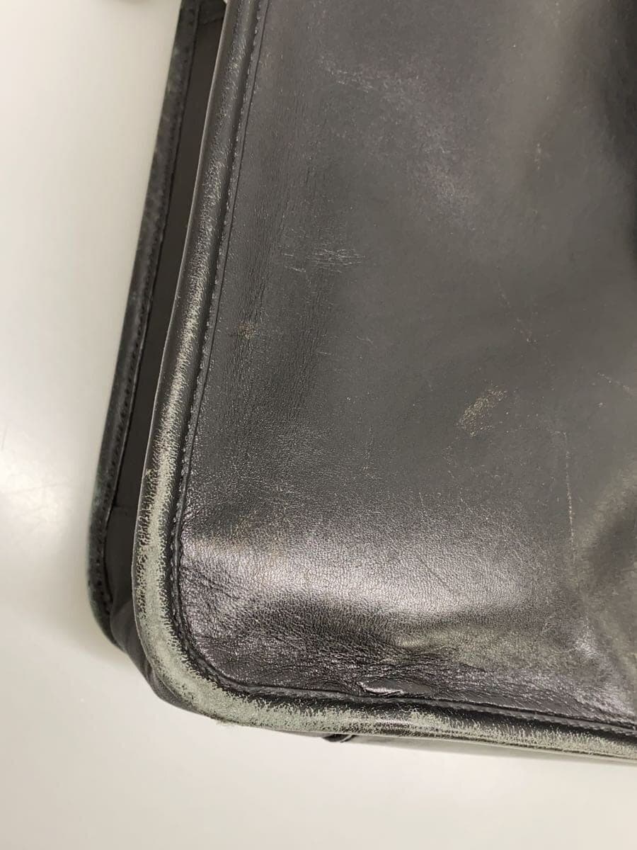 COACH Briefcase Leather BLK F70662 7