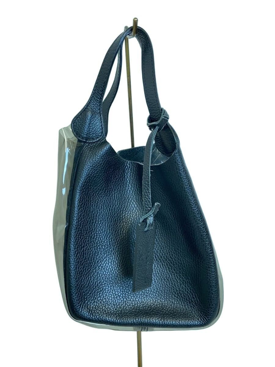 MARCO MASI Handbag Leather BLK Vinyl Combi