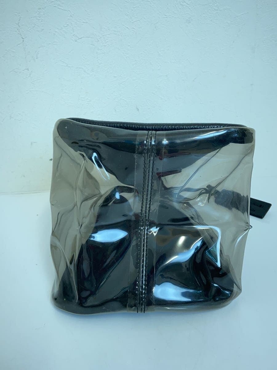 MARCO MASI Handbag Leather BLK Vinyl Combi 4