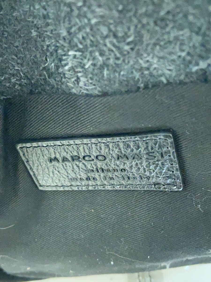 MARCO MASI Handbag Leather BLK Vinyl Combi 5
