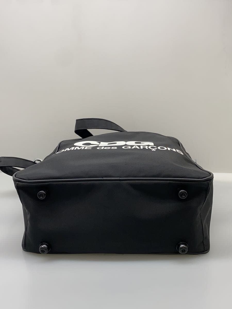 CDG Logo with Shoulder Bag Nylon BLK 4