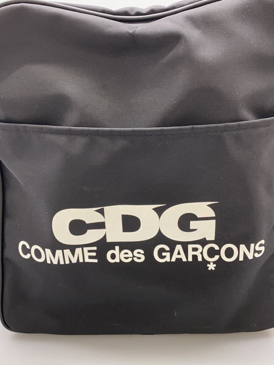 CDG Logo with Shoulder Bag Nylon BLK 5